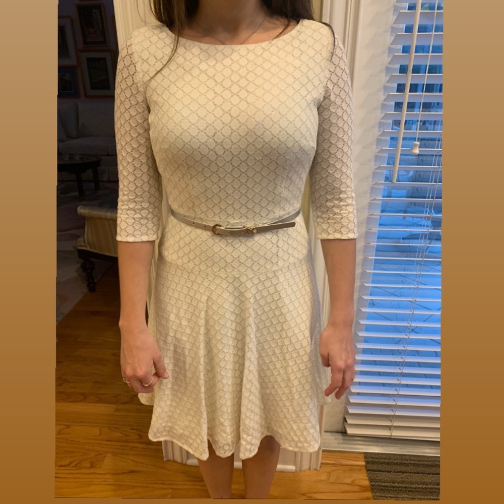 Tahari White Lace Dress - Picture 1 of 4